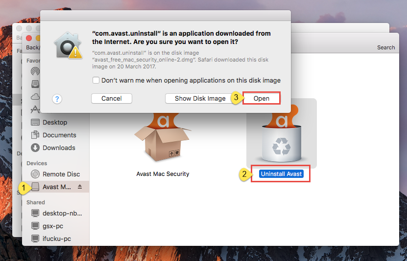 avast for mac unwanted